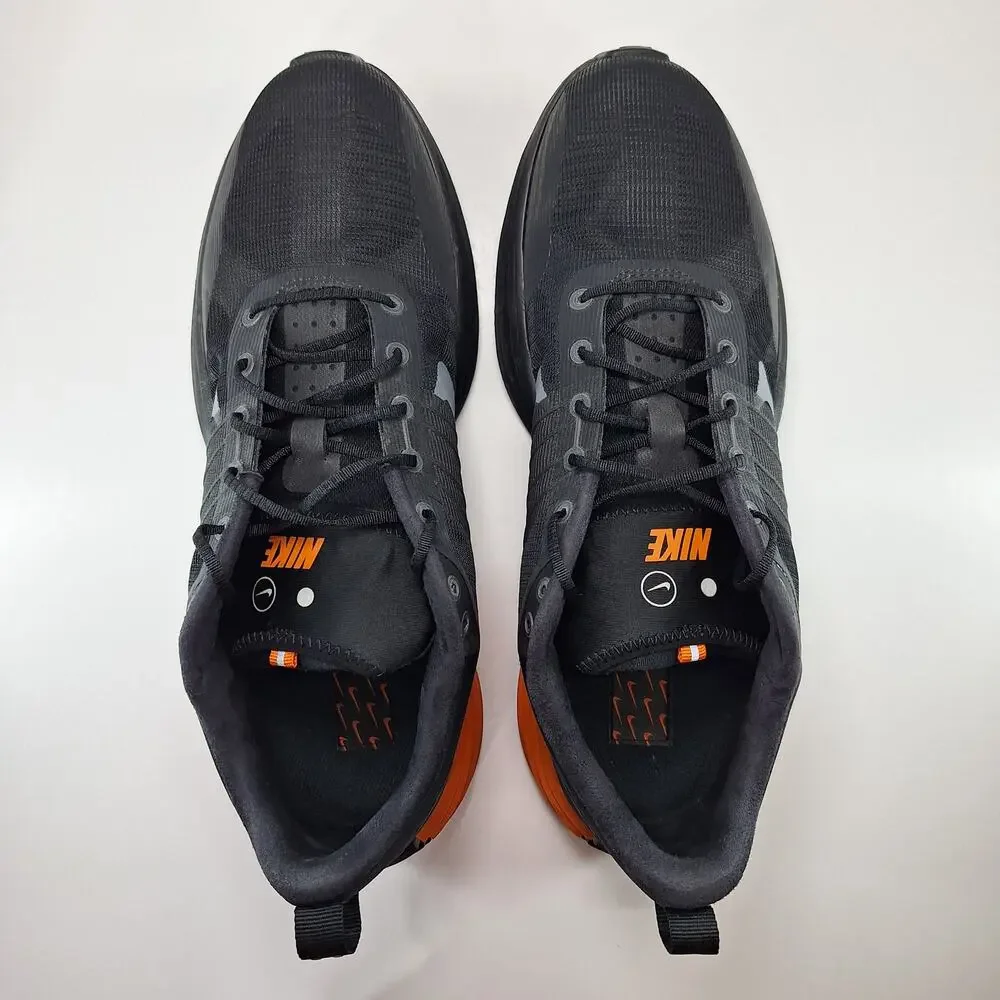 Nike Lunar Roam Mens 12 Black Safety Orange HJ8999-001 Running Shoes Sneakers